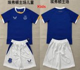 2026-2027 Everton club blue white kid soccer jersey home