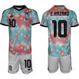 2026-2027 Belgium team #10 E.HAZARD pink white soccer jerseys away
