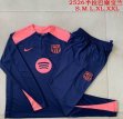 2025-2026 Barcelona club blue pink soccer uniforms with Long Trousers B2583
