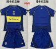 2026-2027 Boca Juniors club blue kids soccer jerseys Commemorative version