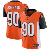 Nike Cincinnati Bengals #90 Johnson Orange Color Rush Limited Jersey