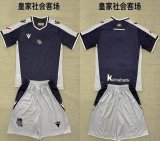 2025-2026 Royal Society club Navy white kid soccer jerseys away