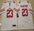 Nike San Francisco 49ers #23 Christian McCaffrey White Color Rush Limited Jersey