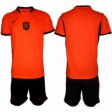 2026-2027 Netherlands team orange black soccer jersey home
