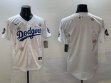 2025 Nike Los Angeles Dodgers blank white fashion majestic baseball jerseys Sakura plate