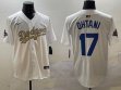 2025 Nike Los Angeles Dodgers #17 Shohei Ohtani white fashion majestic baseball jerseys Sakura plate 08