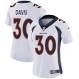 Women Denver Broncos #30 DAVIS Nike white Color Rush Limited Jerseys