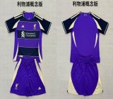 2025-2026 Liverpool club purple soccer uniforms Conceptual version