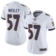 women Baltimore Ravens #57 Mosley Nike white Color Rush Limited Jersey
