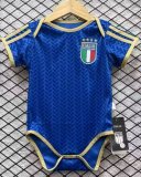 2026 Italy Team blue soccer baby clothes home