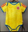 2026 Colombia team yellow soccer baby clothes home