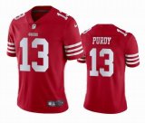 Women Nike San Francisco 49ers #13 Brock Purdy Red Color Rush Limited Jersey