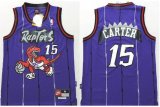 Youth Toronto Raptors 15 Carter Purple NBA Jersey