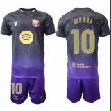 2026-2027 Barcelona club #10 MESSI purple black soccer jerseys away