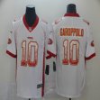 San Francisco 49ers #10 Jimmy Garoppolo white drift nike Color Rush Limited Jersey