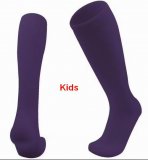 Youth Purple soccer socks