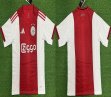 2025-2026 Ajax club thailand version red white soccer jerseys home