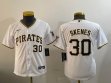 Youth Nike Pittsburgh Pirates #30 Paul Skenes white majestic baseball jerseys