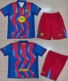 2026-2027 Barcelona club blue red soccer jerseys Third away