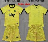 2026-2027 Ireland team yellow goalkeeper kid soccer jerseys