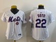 Women Nike New York Mets #22 Juan Soto white majestic mlb jerseys-BD 03