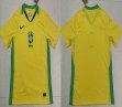 2025-2026 Brazil team thailand version yellow soccer jerseys home