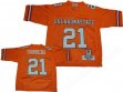 Barry Sanders Jersey Orange 21 Oklahoma State Cowboys NCAA Jersey