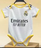 2026 Real Madrid club white soccer baby clothes home