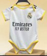 2026 Real Madrid club white soccer baby clothes home