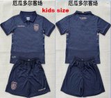 2026-2027 Ecuador team navy kid soccer jerseys away