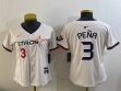 Women Houston Astros #3 Jeremy Pena white majestic baseball jerseys Joint name 02