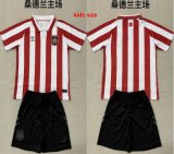 2026-2027 Sunderland club red white black kids soccer jerseys home