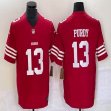 Nike San Francisco 49ers #13 Brock Purdy red Nike Vapor F.U.S.E. Limited Jersey 03