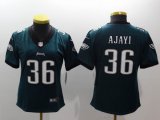Women Nike Philadelphia Eagles #36 Jay Ajayi green Color Rush Limited Jersey