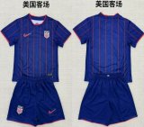 2025-2026 United States team blue soccer jerseys away