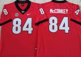 Georgia Bulldogs #84 Ladd McConkey Red College Football Jerseys-PNS