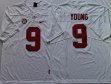 Nike Alabama Crimson Tide #9 Bryce Young White College football Jerseys