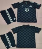 2025-2026 Bayern Munich gray black soccer jersey second away