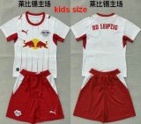 2026-2027 Leipzig Red Bull white red kids soccer jerseys home