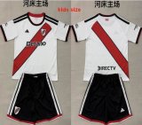 2026-2027 River Plate club white black kids soccer jerseys home
