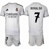 2025-2026 Real Madrid club #7 RONALDO white soccer jerseys home