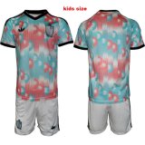 2026-2027 Belgium team pink white kid soccer jerseys away