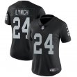 Custom Women Oakland Raiders #24 Charles Woodson Nike black Color Rush Limited Jersey