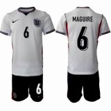 2026 World Cup England team #6 MAGUIRE white blue soccer jerseys home