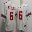 Ohio State Buckeyes #6 Sonny Styles white NCAA football jerseys