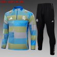2025-2026 Real Madrid club green blue gray black soccer uniforms with Long Trousers B2524.jpg