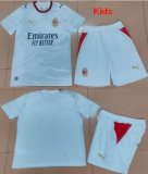 2026-2027 AC Milan club white black kids soccer jerseys away