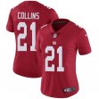 Women Giants #21 Landon Collins Nike red Color Rush Limited Jersey