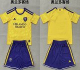 2026-2027 Orlando City Club yellow purple soccer jerseys away