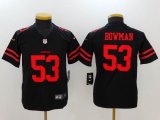 Kid San Francisco 49ers #53 NaVorro Bowman black nike Color Rush Limited Jersey
